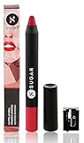 SUGAR Cosmetics Matte As Hell Crayon Lipstick 05 Rose Dawson (Rose/Pink) With Free Sharpner, 2.8 g