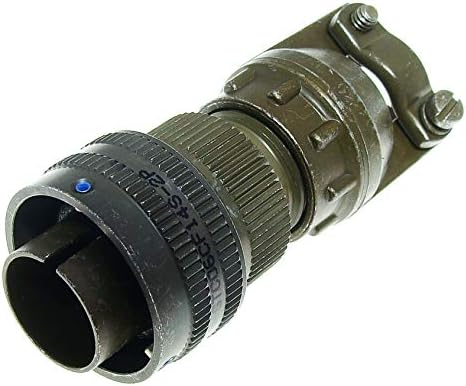 Circular Connector, ACA-B Series, Straight Plug, 8 Contacts, Solder Socket, Reverse Bayonet, 20-7