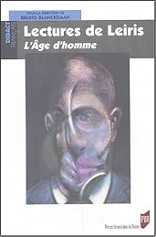 Lectures de Leiris, "L'âge d'homme"