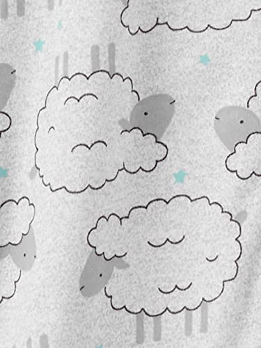 Simple Joys by Carter\'s Baby Boys\' 3-Pack Cotton Wearable Blankets, Sheep/Clouds, Large