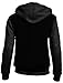 NE PEOPLE Mens Varsity Baseball Jacket with Hoodie Black Large