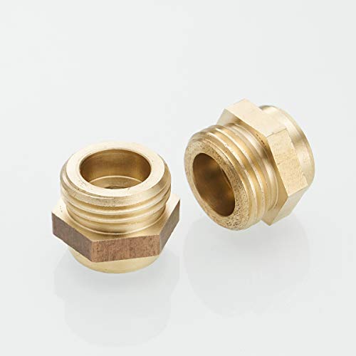 Rovogo Brass Adapter Faucet Supply Line Adapter G1 2 To G9 16