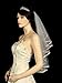 Venus Jewelry 1T 1 Tier Ribbon Edge Center Cascade Veil