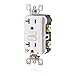 Leviton GFCI Outlet with Audible Alarm, 20 Amp, Self Test, Tamper-Resistant with LED Indicator Light, Great for Refrigerators in Garages, GFTA2-W, White