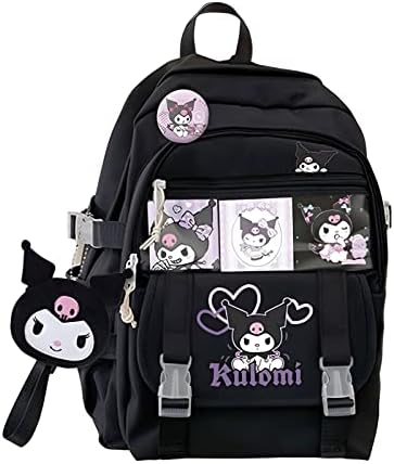 FLalianq Kawaii Backpack Cute Cartoon My Melody Kuromi 