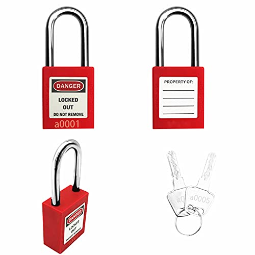 Lockout Tagout Lock 5pcs Set Loto Product Safe Padlocks for Lock Out