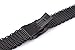 J.VANDER 20mm Brushed PVD Stainless Steel Shark Mesh Dive Watch Band Strap - Premium Clasp - Extra Long