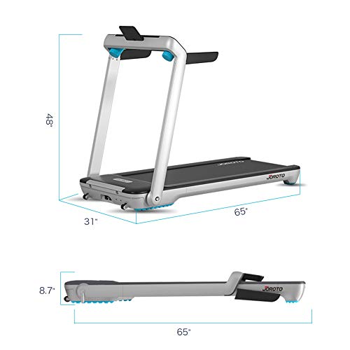 Folding Treadmill with Auto Incline Electric Running Machine Treadmills