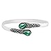 3.05 Cts Malachite Bangle For Women Silver Overlay Handmade Vintage Boho Style Jewelry Mother'S Day Gifts For Mom Wife
