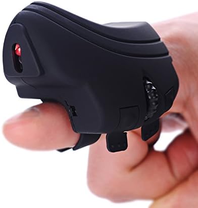 HoMei Wireless Finger Mice Portable Mini Wireless Finger Mouse Ergonomic Mobile Mouse Built-in Rechargeable Li-Polymer Battery For Laptop Tablet PC IOS Android Windows