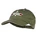 US Navy Top Gun Fighter Embroidered Washed Cap - Olive OSFM