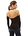 PattyBoutik Women Halter Cut Out Shoulder Long Sleeve Top (Black Medium)