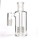TOOPYS-5Inch Clear Glass Accessories Handmade Piece 14mm 90 Degree （White）