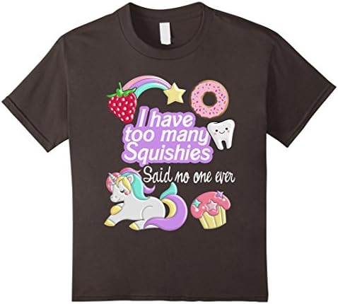 Kids I Have Too Many Squishies Said No One Ever Squishy Tee 10 Asphalt