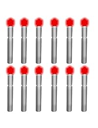 OKBUYNOW LED Bobber Luz Recambio Batería para Arquería Nocks, Pesca   12 piezas