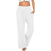 ZJCT Womens Yoga Sweatpants Comfy Loose Casual Wide Leg Lounge Joggers Pants with Pockets