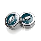 NFL Philadelphia Eagles License Plate, Frame Chrome Screw Covers