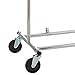Amazon Basics Heavy Duty Steel Garment Rack on Wheels - Chrome
