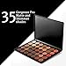 The Beauty Box Artist Eyeshadow Palette , 35 Color Blendable Pigmented Nude Warm Eyeshadow , Matte and Shimmer Makeup for Every Skin Tone , High Quality Cosmetics , Volcanic Collection