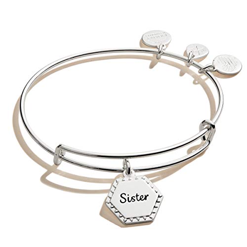 Alex and Ani Because I Love You Sister Expandable Wire Bangle