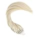 Ugeat Micro Ring Hair Extensions Blonde Micro Loop Hair Extensions Blonde Micro Link Hair Extensions Blonde Real Human Hair Micro Bead Blonde Hair Extensions 20 Inch 50g 50s