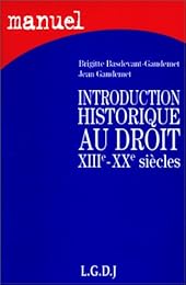 Introduction historique au droit