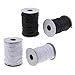 Baosity 50 Yards Snap Popper Tape Fasten Sew Ribbon Invisible for Duvet Pillow Cover - White
