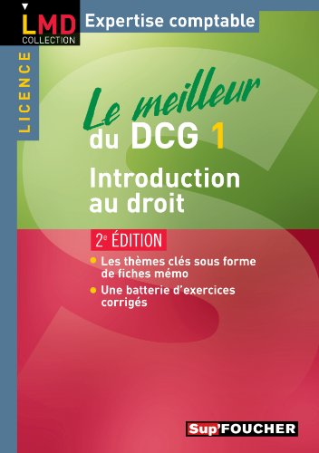 Le meilleur du DCG 1 Introduction au droit 2e edition by Françoise Rouaix