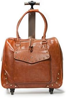 Urban Ranch Cognac w/Studs Trolley Bag (LG42)