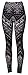 VIV Collection One Size Print Fashion Leggings, Shadowed Daggers