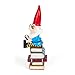Gnorbert the Gnerdy Gnome | A Garden Gnome with a Nose for the Books! Red Statue for Garden, Lawn, Yard, Book Shelf, Desk Decoration| Unique Novelty Gift Idea for Women, Men, Teacher, Librarian, Mom