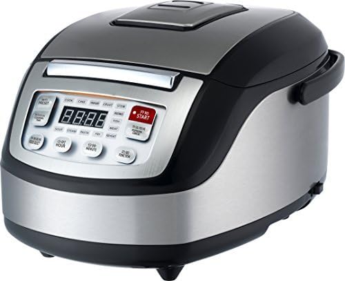 HIBRO Asian Style 13 in 1 Multifunctional 5-Liter Rice Cooker with Advanced 3D Dynamic Heating, Reheat and Preset Function (Eb-fc57) by Hirbo