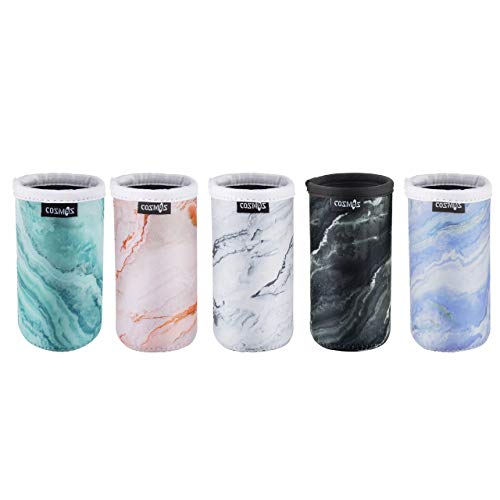 image for CM Soft Neoprene Slim Can Sleeves Insulators Slim Can Covers for 12 Fl