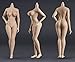 HiPlay JIAOUDOLL 1/6 Scale 12 inch Female Super Flexible Seamless Figure Body, European Body Type, Skin Tone Selectable, Minature Collectible Action Figures (Pale ( Similar to Phicen Pale))