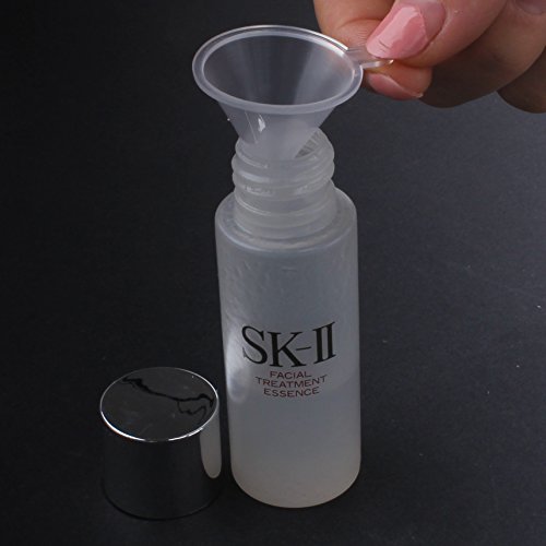 Zicome Mini Plastic Funnel, 30 Pack, Clear