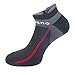 Aaronano 5 Pairs Mens Half Cushion Ankle Socks Low Cut Breathable Athletic Socks Size (7-12)