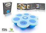 JP&Co. Silicone Egg Bites Molds for Instant Pot Accessories - Fits Instant Pot 5,6,8 qt Pressure Cooker, Reusable Storage Container and Freezer Tray with Lid