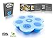 JP&Co. Silicone Egg Bites Molds for Instant Pot Accessories - Fits Instant Pot 5,6,8 qt Pressure Cooker, Reusable Storage Container and Freezer Tray with Lid