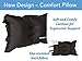 TREKOLOGY Self Inflating Camping/Lumbar Pillows - Compressible, Inflatable, Comfortable Air Travel Pillow Cushion for Back Support, Sleeping, Hiker, Backpacking, Camp, Outdoor, Rest