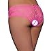 MidLove Women's Sexy Panties Lace Knickers Panty with Bow (Medium, Pink)