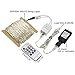 ER CHEN 165ft Led String Lights,500 Led Starry Lights on 50M Silver Copper Wire String Lights Power Adapter + Remote Control(Warm White)