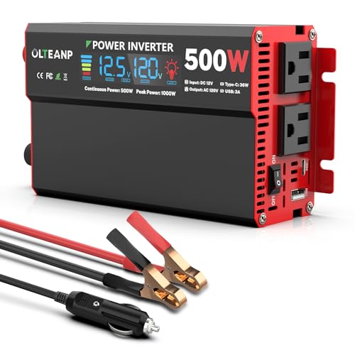 OLTEANP 500W Power Inverter