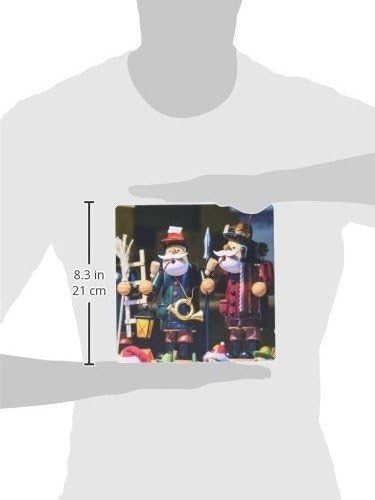 3dRose mp_188553_1 8" x 8" Traditional Wooden Smokers Holiday Market Rothenburg Germany Mouse Pad - Image 3