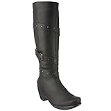 Naot Allure Eden Women Boots, Jet Black Leather,Size - 35