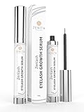 Biotin Infused Zenlash Eyelash Growth Serum, Best Eyelash Serum Clinically Proven To Grow Visibly Thicker, Longer, Stronger, Fuller, Lashes And Brows In Weeks, Large 7ml Bottle
