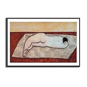 Framed Canvas Wall Art for Living Room, Bedroom Naked Girl Canvas Prints for Modern Home Decoration Ready to Hang - 16"x24" inches