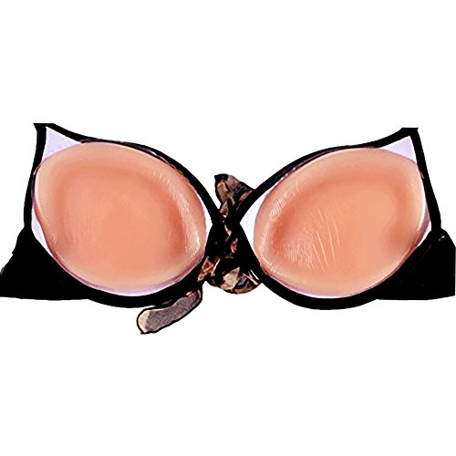 Thick Silicone Bra Inserts, Breast Gel Pads Chest Push Up & Firming Bust Enhancers Padding for B-D Cup, Skin Large - Thumbnail 4
