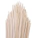 Wild Hearts Extra Long Natural Bamboo Marshmallow S'mores Roasting Sticks 36 inch x 5mm, 110 pack