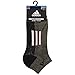 adidas Men's Cushioned X 2 Low Cut Socks (2 Pair), Black-Graphite Marl/Black/Light Onix/Collegiate Bu, Large