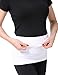 Womens Maternity Belly Band 2 Pack Comfort Support Bands for Pregnancy White,Black M